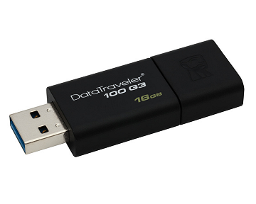 16 GB USB 3.0 DataTraveler 100 G3 drive Kingston