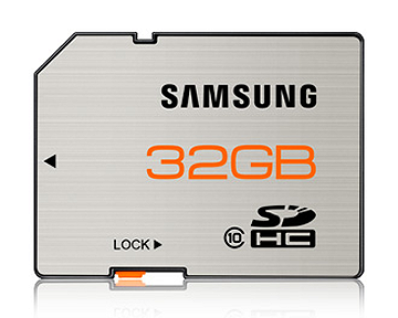 32 GB SDHC class10 card Samsung