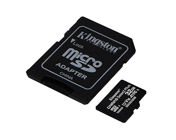 3x1 бр. 32 GB microSDHC UHS-I U1 A1 Canvas Select Plus Kingston