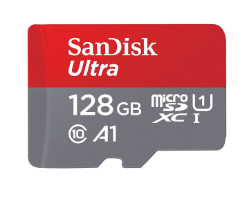 128 GB microSDXC class 10 UHS-I A1 card Ultra SanDisk