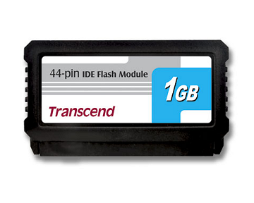 1 GB PATA DOM Flash module 44pin Vertical SMI contr. Transcend