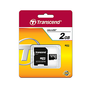 2 GB microSD/TransFlash card Transcend