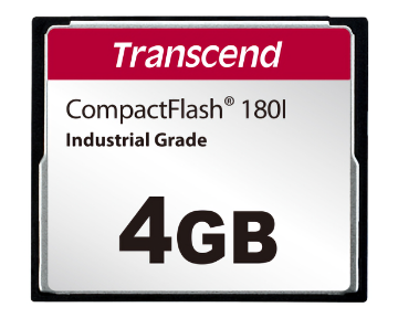 4 GB Industrial Grade Compact Flash card 180I Transcend