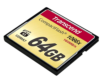 64 GB Compact Flash Card 1066x Ultimate Transcend